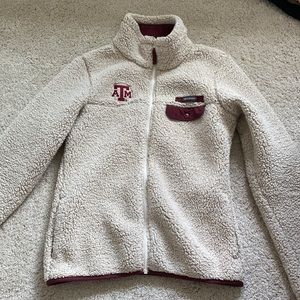 Fuzzy Columbia zip up